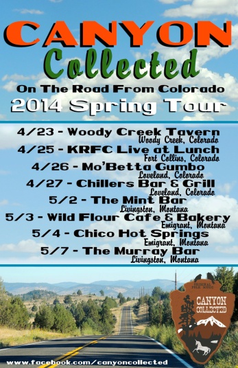 2014 - Canyon Collected Spring Tour Dates